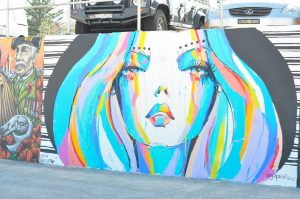 Bondi beach graffiti art